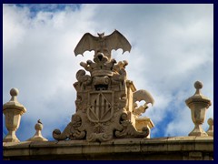 Arch of Triumph, bat sculpture on top.